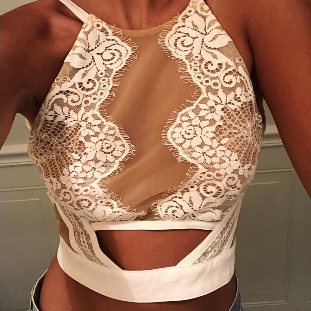 Lace tank